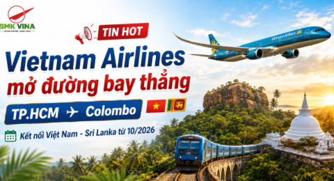 Vietnam Airlines mở đường bay thẳng TP.HCM – COLOMBO: cơ hội khám phá SRI LANKA dễ dàng hơn từ 2026