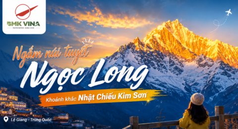 Ngắm Núi Tuyết Ngọc Long trong khoảnh khắc “Nhật Chiếu Kim Sơn” rực rỡ